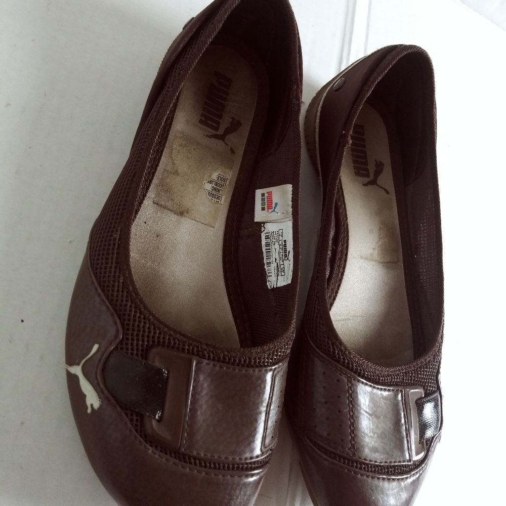 Puma -  Brown Ballet Flat, Size 6.5